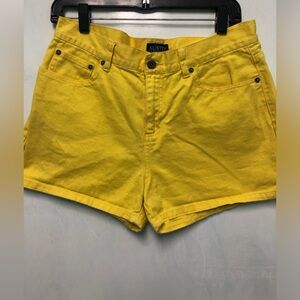 Lemon yellow Austin Clothing Co. Jean shorts size 8